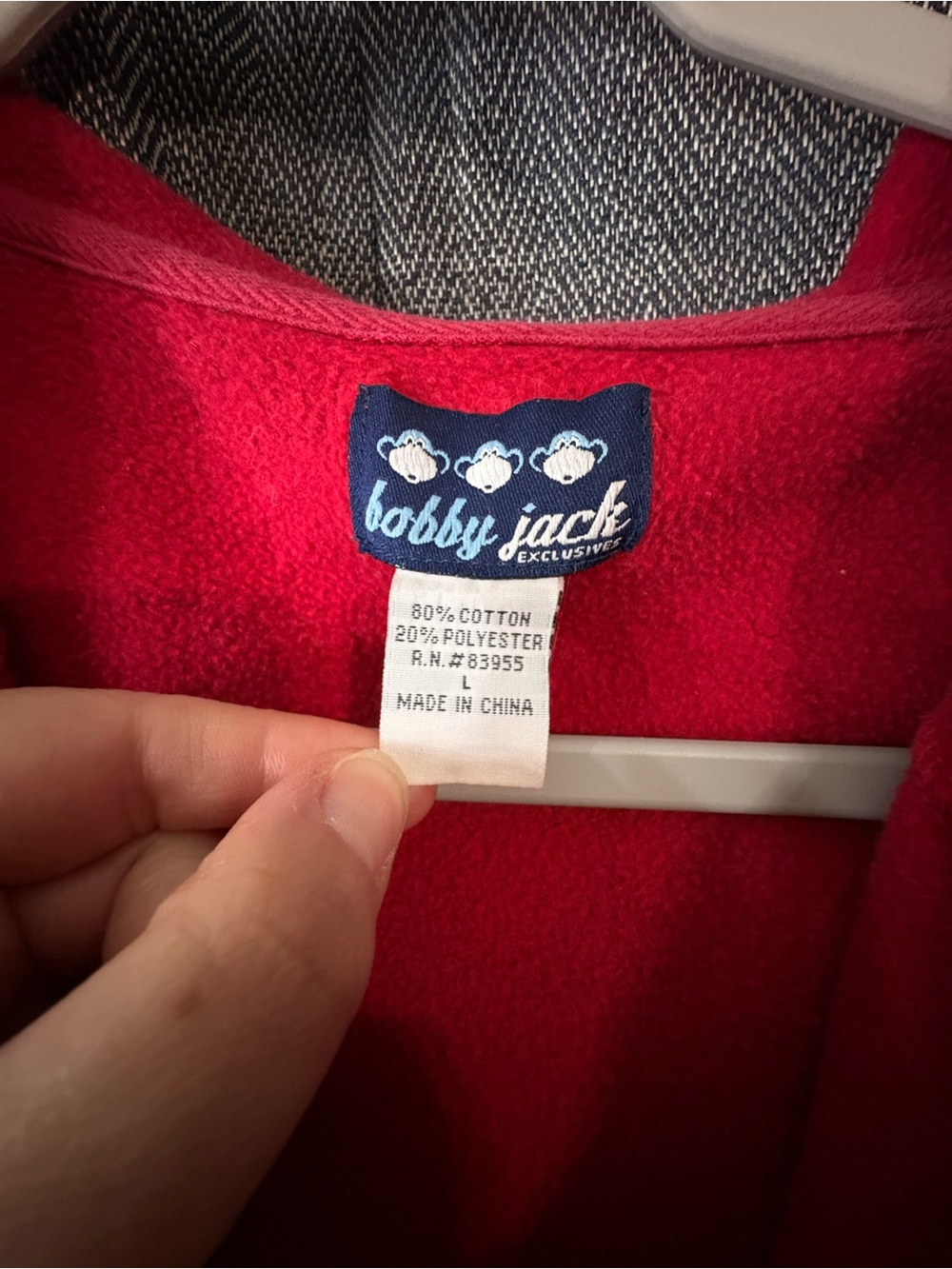 Vintage Bobby Jack Zip-Up Hoodie Size Large - Picture 6 of 11